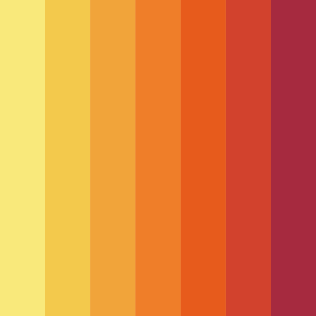 Download festival fiesta color palette PNG image (square)