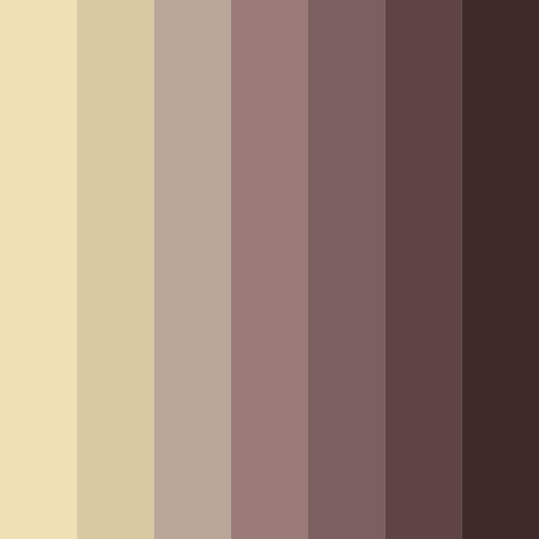 Download andalusian earthtones color palette PNG image (square)