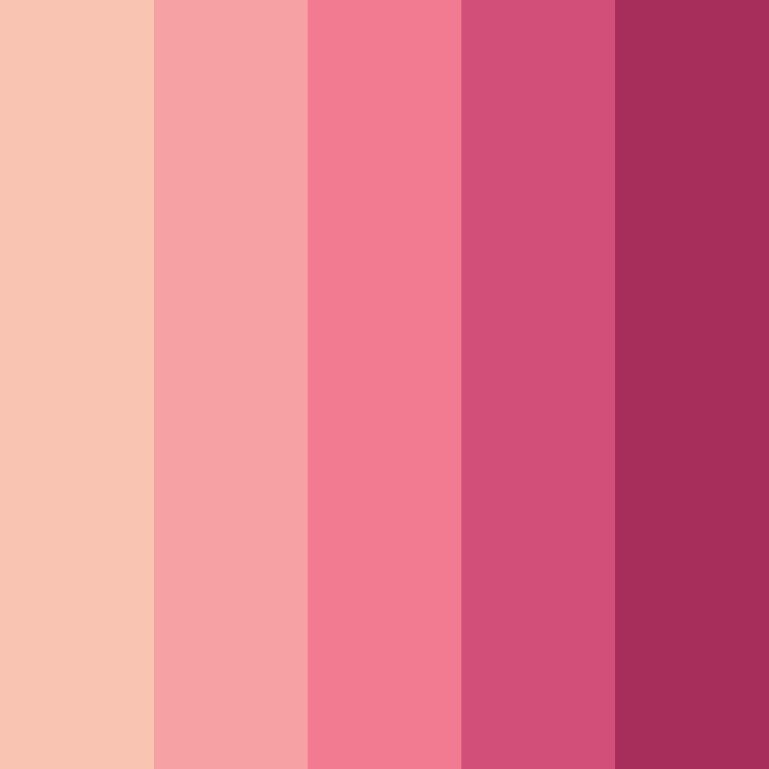 Download pink japan color palette PNG image (square)