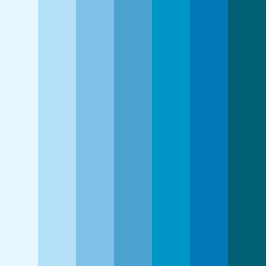 Download ocean breeze escape color palette PNG image (square)