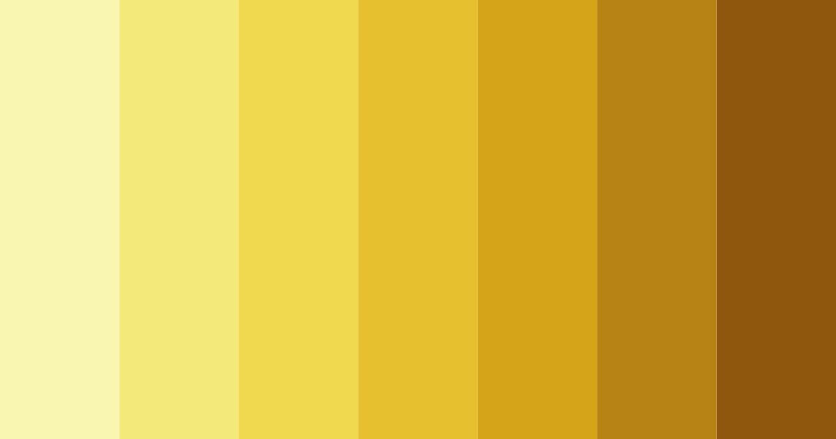 Download yellow gelato color palette PNG image (landscape)