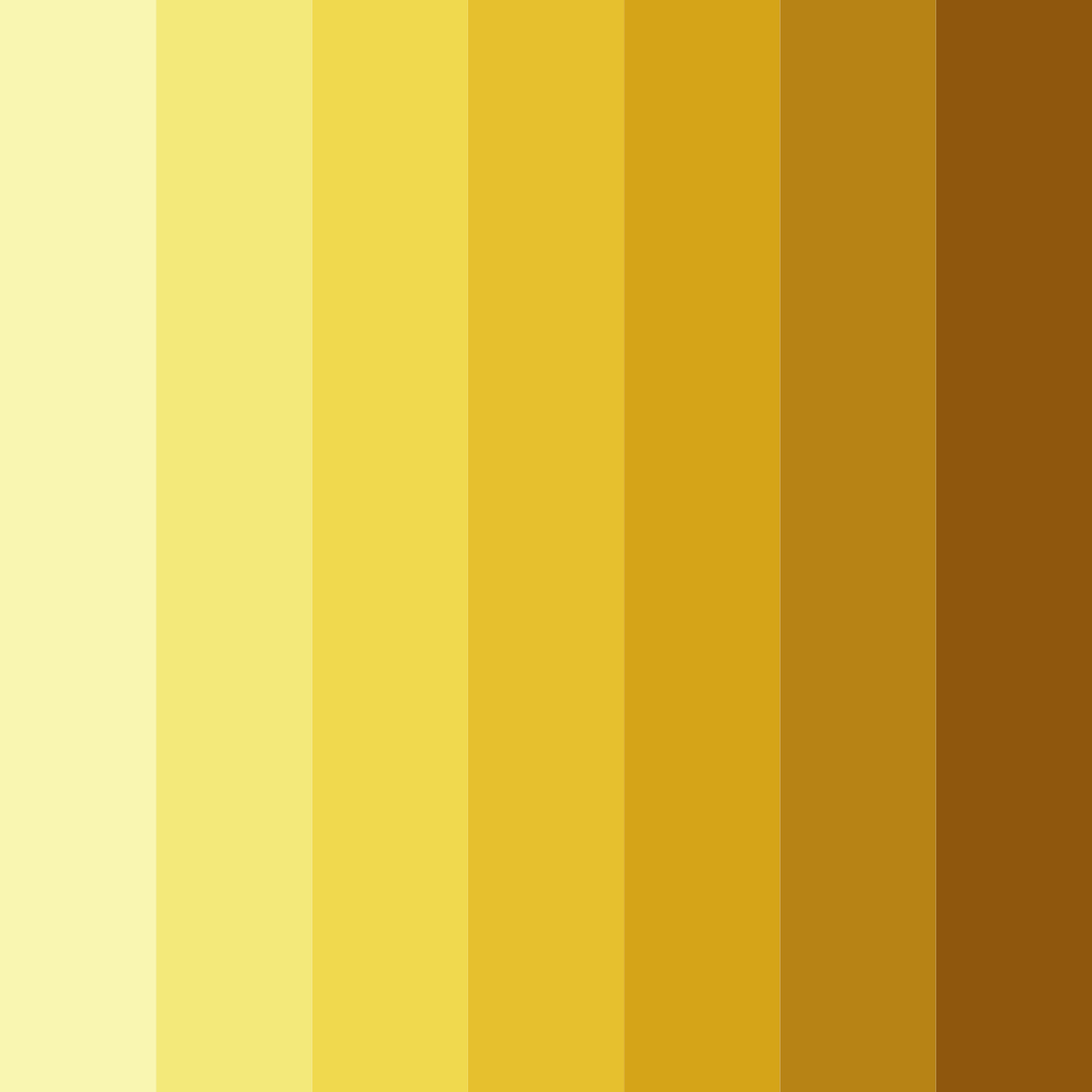 Download yellow gelato color palette PNG image (square)