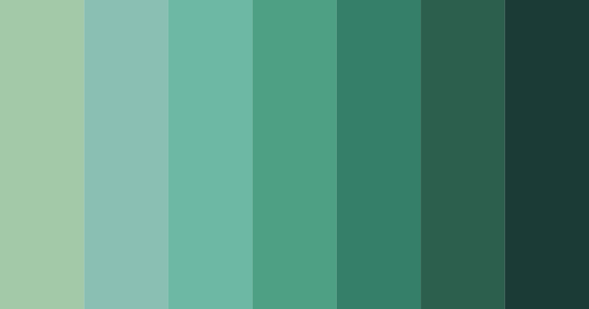 Download dark green forest color palette PNG image (landscape)