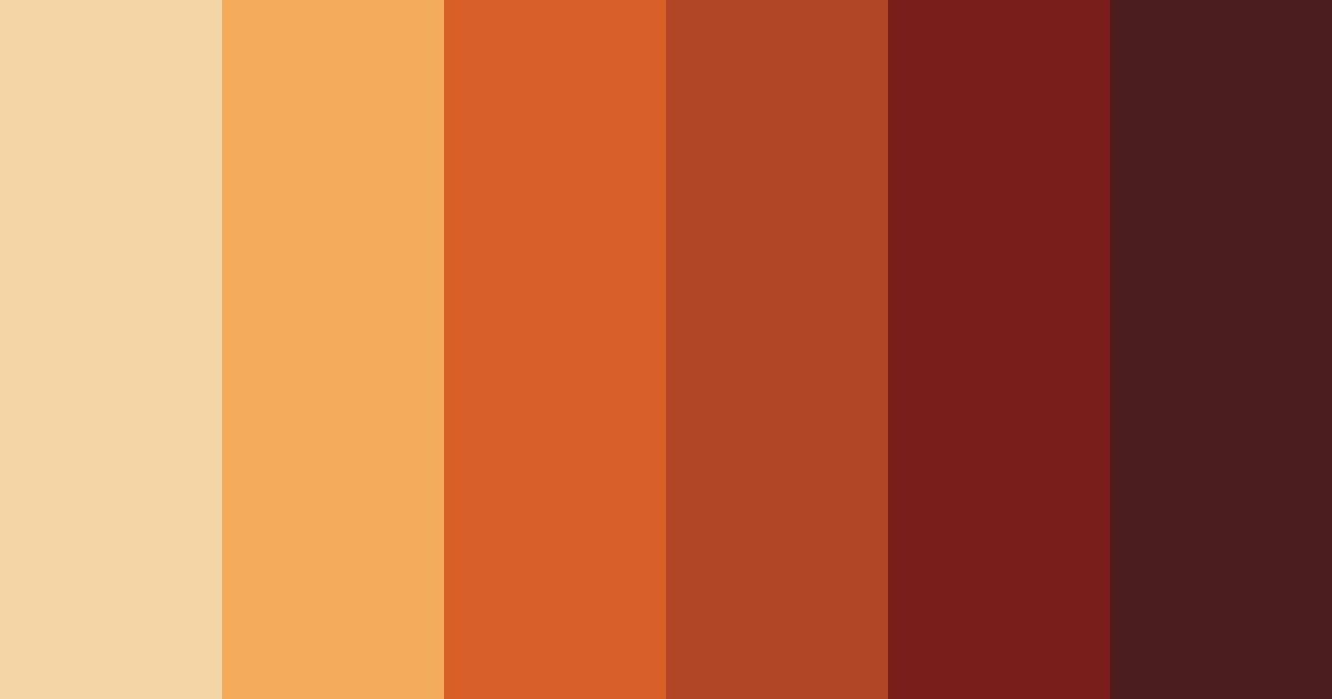 Download terracotta spain color palette PNG image (landscape)