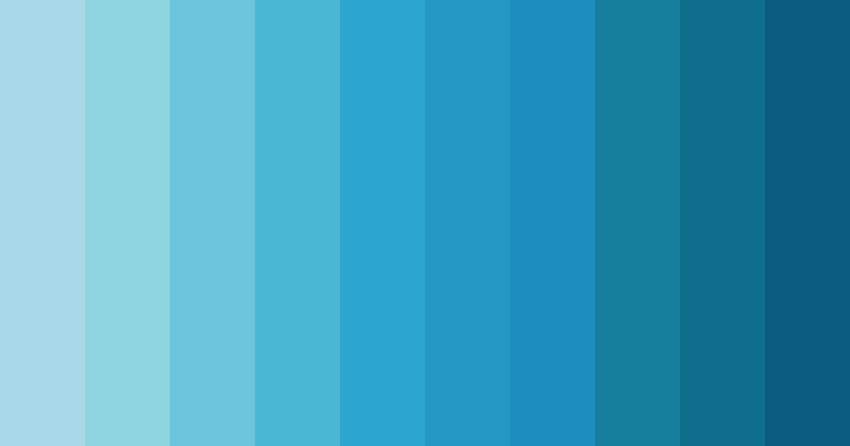 Download light blue breeze color palette PNG image (landscape)
