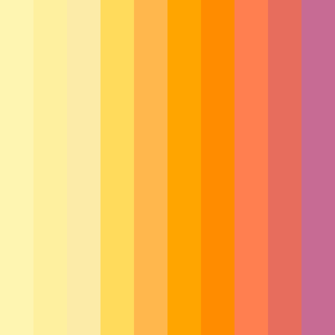 Download sunny yellow color palette PNG image (square)