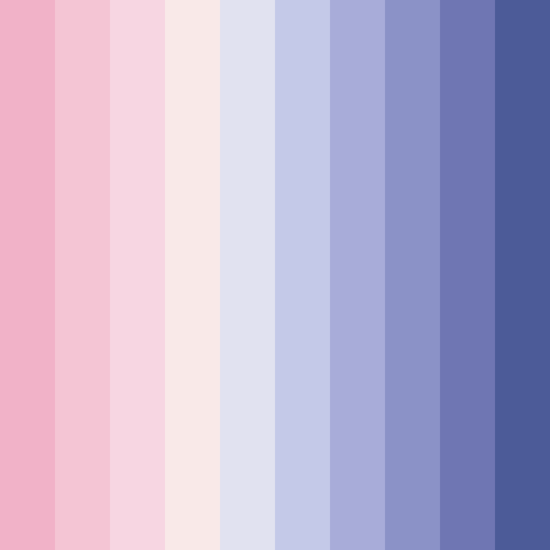 Download pastel blue color palette PNG image (square)