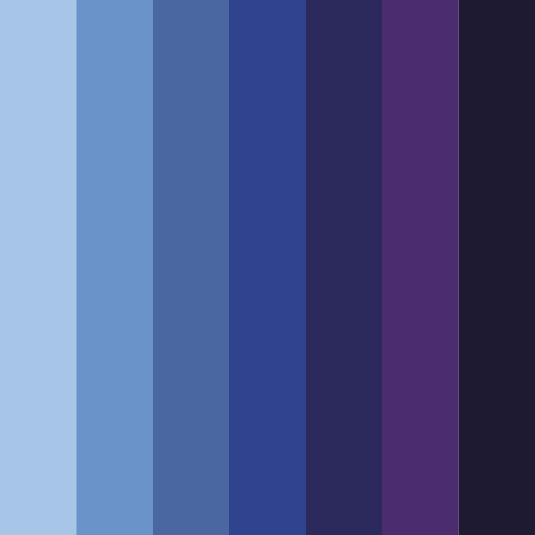 Download dark blue and purple color palette PNG image (square)
