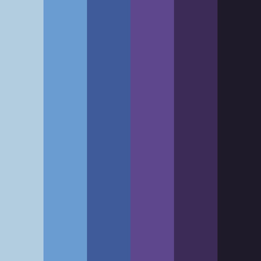 Download dark blue and purple color palette PNG image (square)