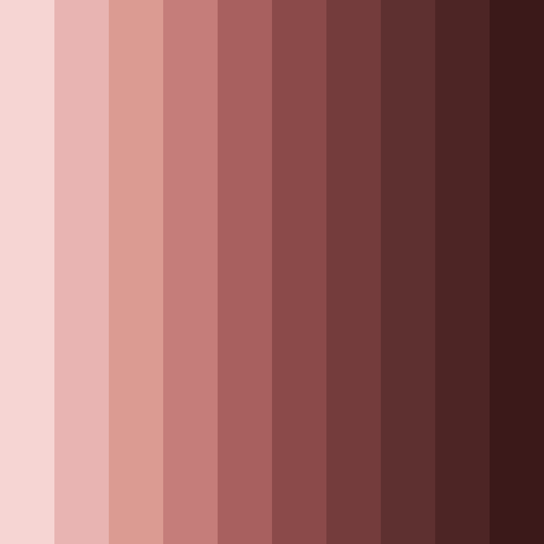 Download shades of maroon color palette PNG image (square)