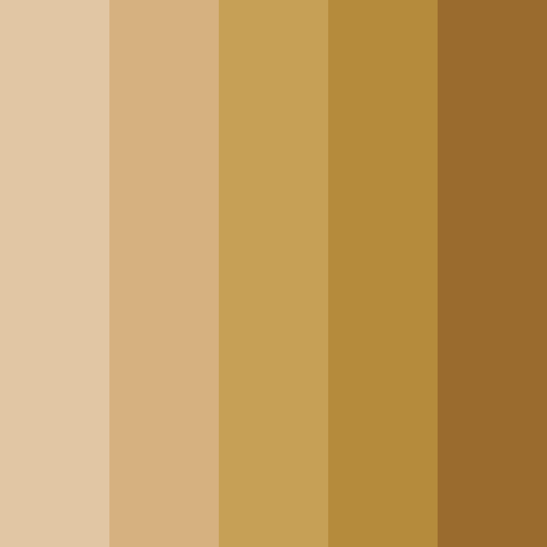 Download desert sunsets color palette PNG image (square)