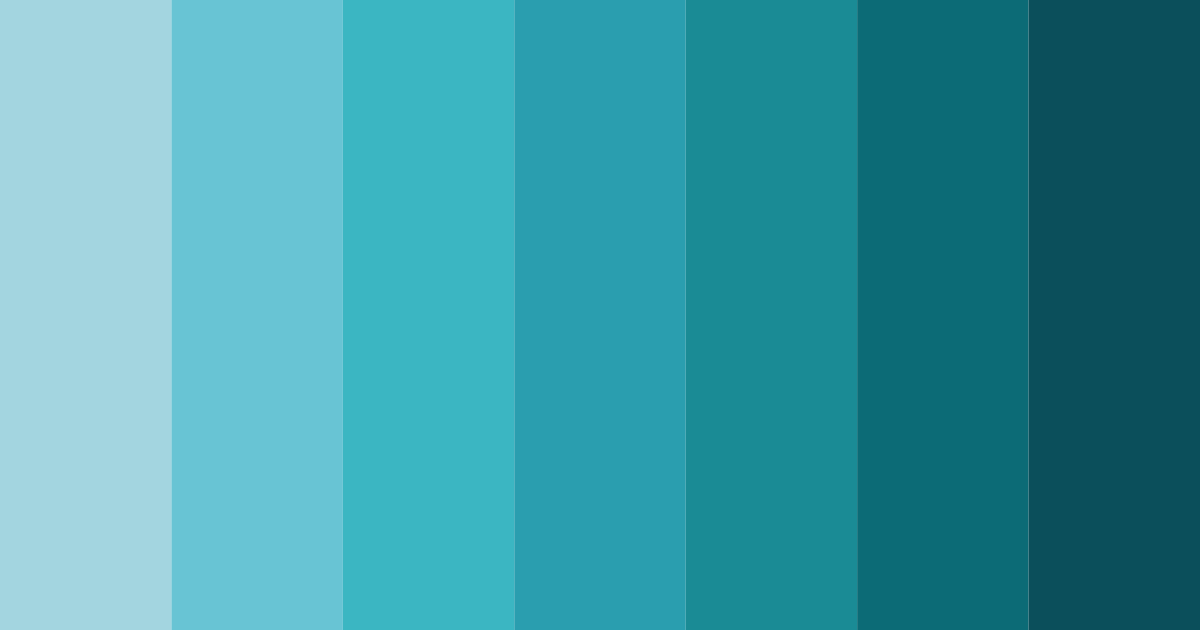 Download teal huntrix color palette PNG image (landscape)