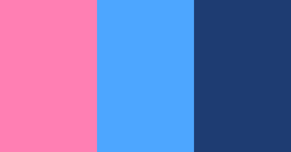 Download vibrant pink and blue color palette PNG image (landscape)