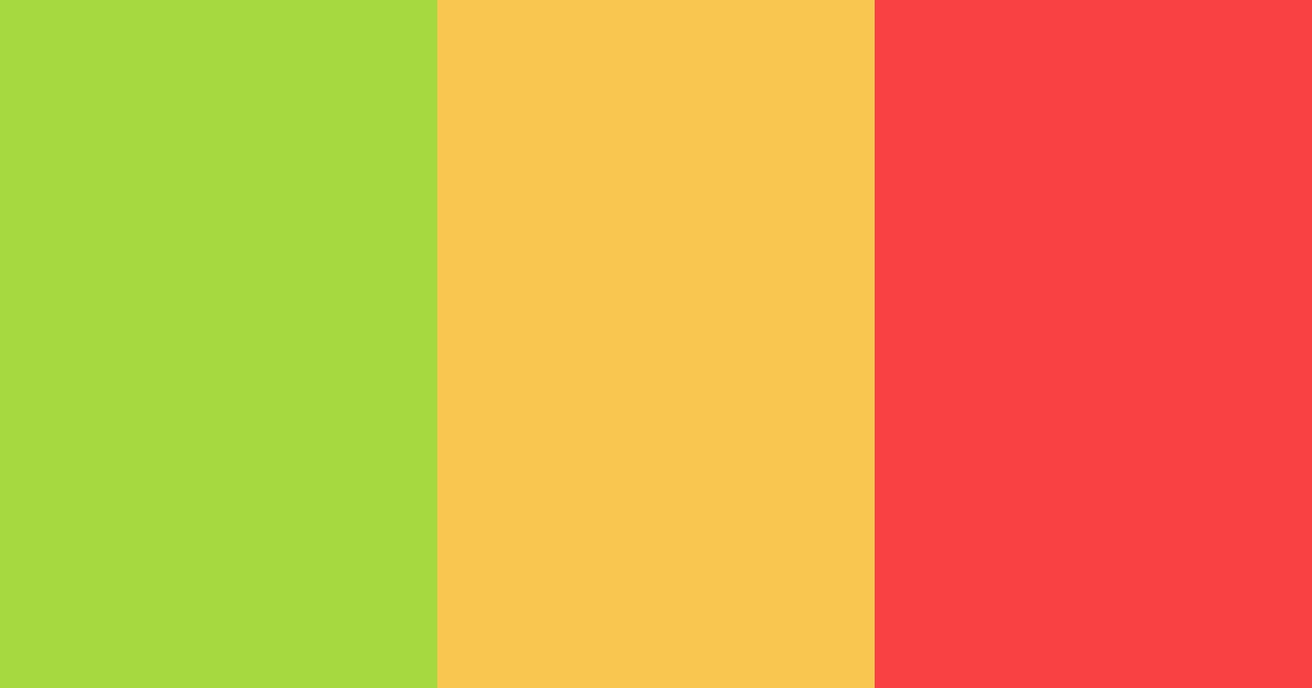 Download traffic light green color palette PNG image (landscape)