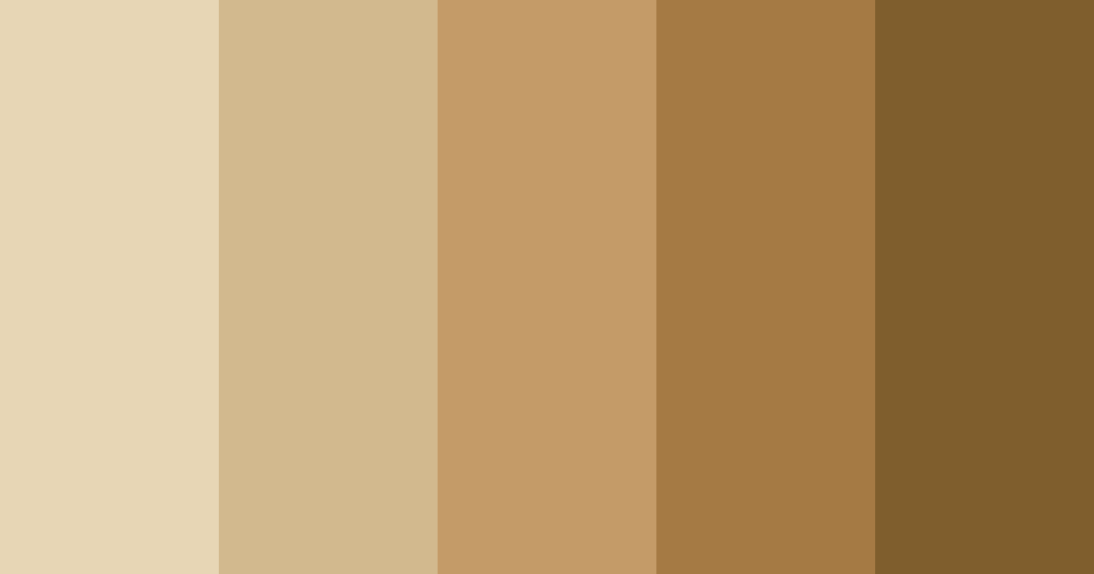 Download brown earth color palette PNG image (landscape)