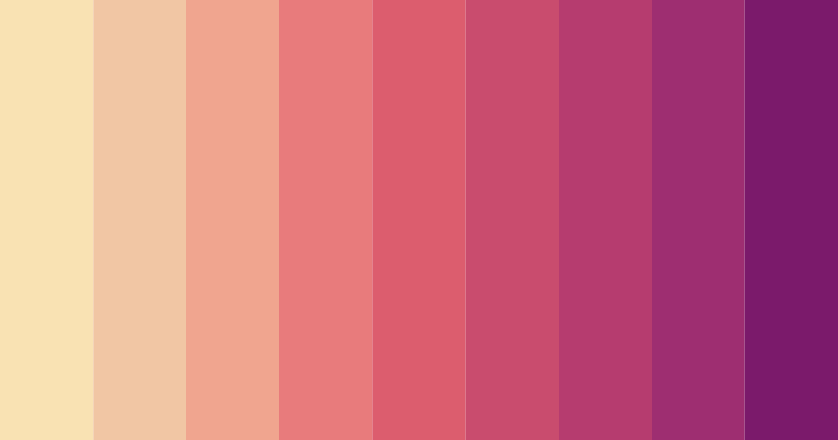 Download pink sunday color palette PNG image (landscape)