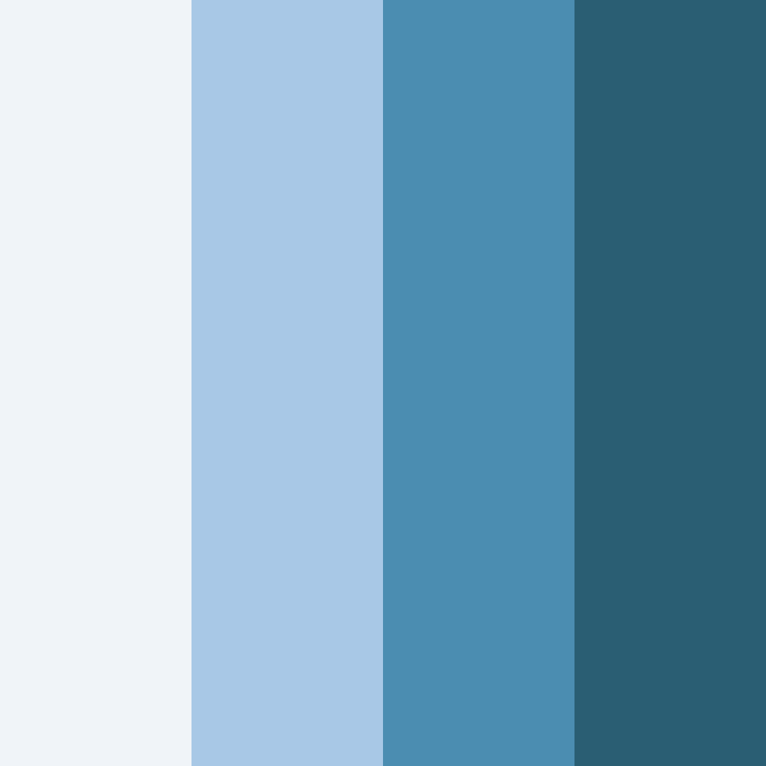 Download shades of blue january color palette PNG image (square)