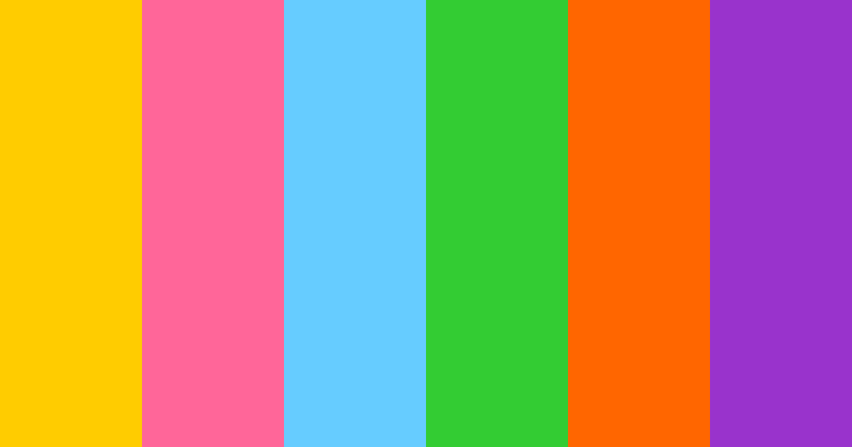 Download kaleidoscope dreams color palette PNG image (landscape)