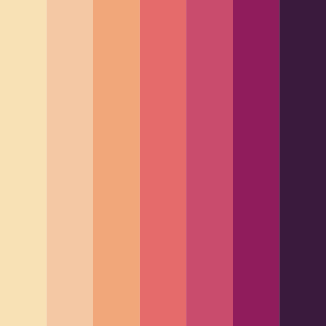 Download shades of red japan color palette PNG image (square)