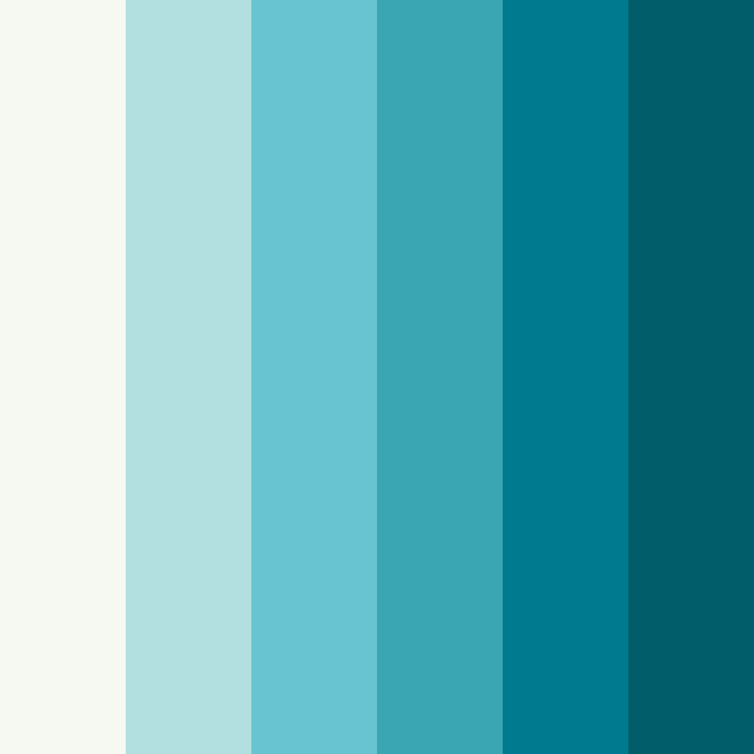 Download oceanic harmony color palette PNG image (square)