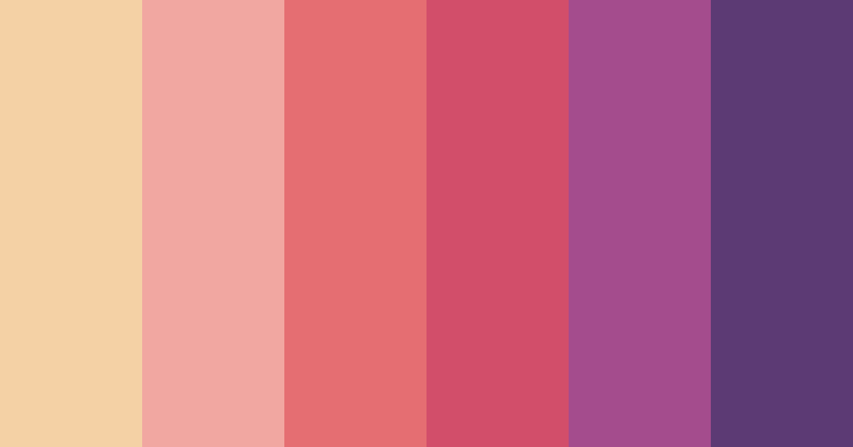 Download whimsical blossoms color palette PNG image (landscape)