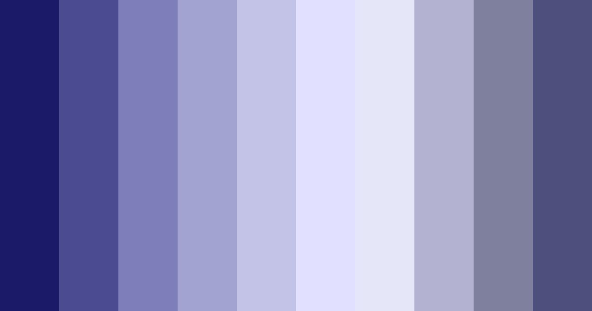 Download shades of blue color palette PNG image (landscape)