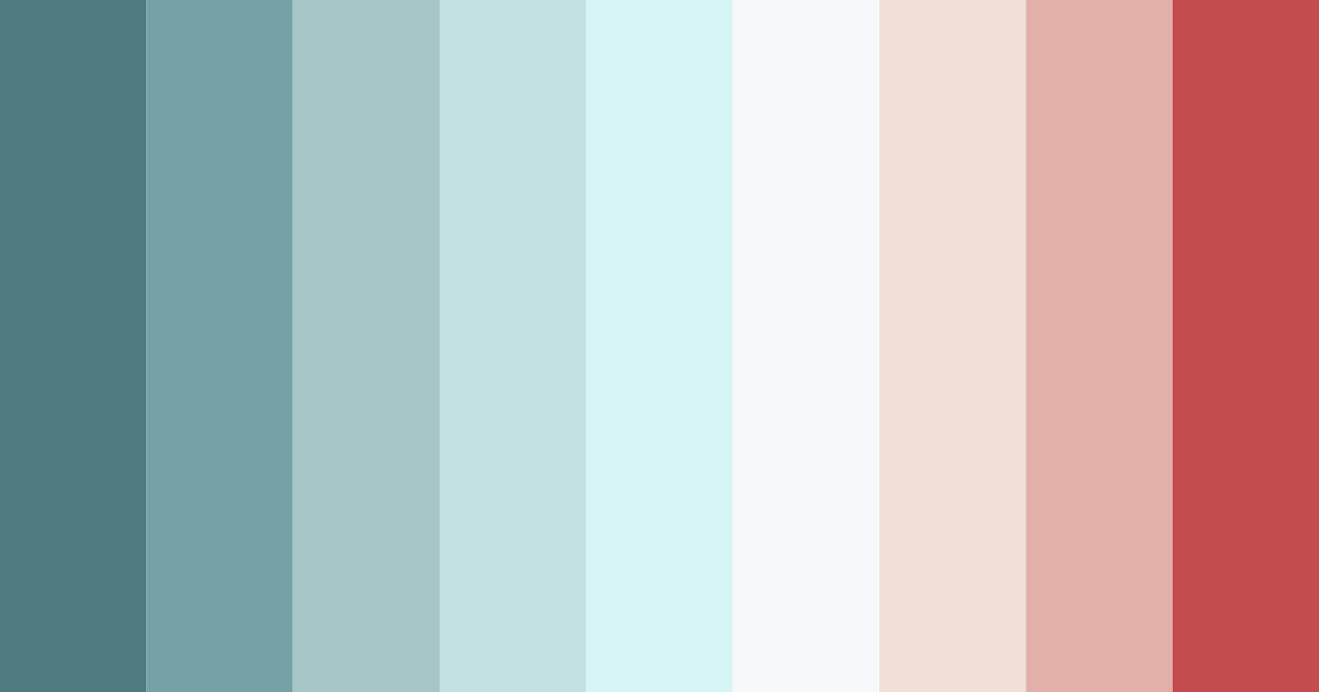 Download teal coastal color palette PNG image (landscape)