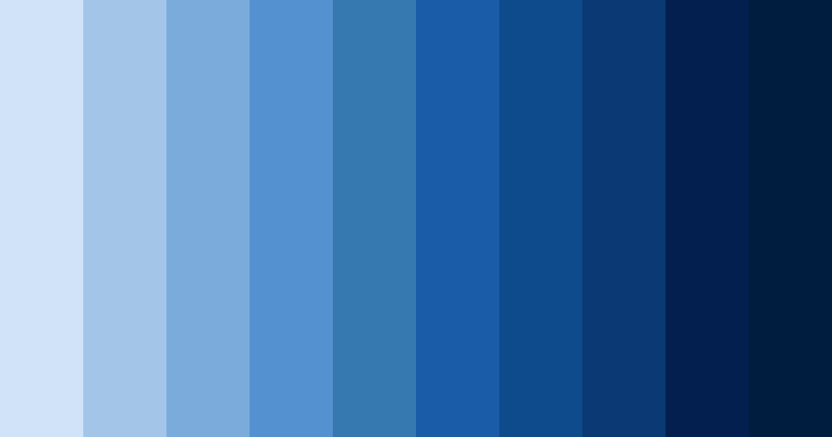Download midnight blue dream color palette PNG image (landscape)