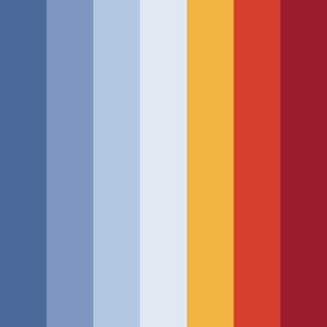 Download dusk to dawn harmony color palette PNG image (square)