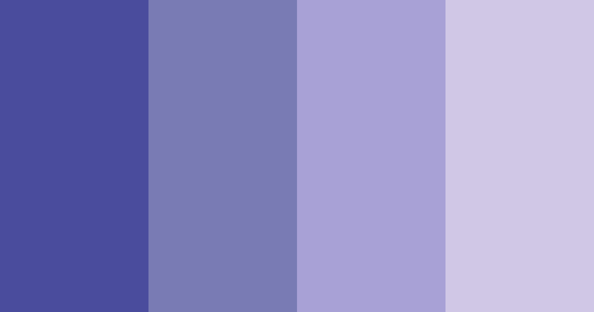 Download shades of blue color palette PNG image (landscape)