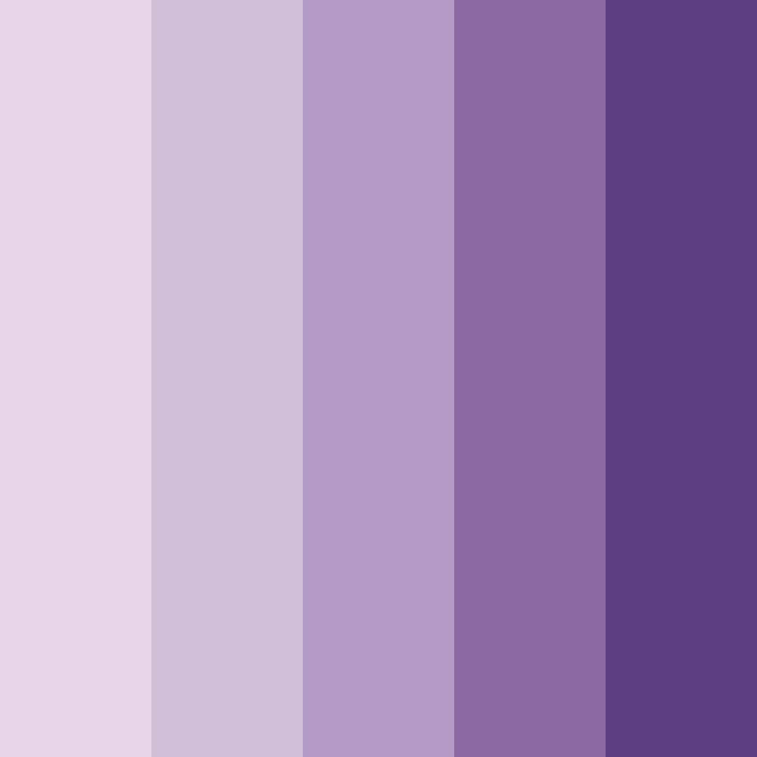 Download soft violet shades color palette PNG image (square)