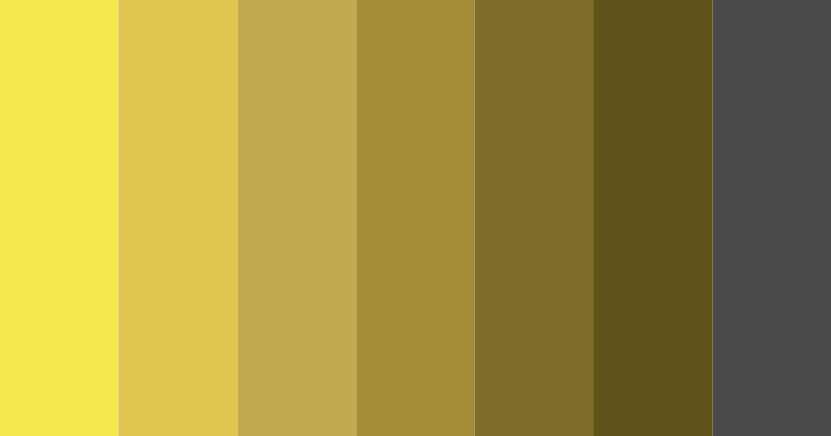 Download mustard and grey elegance color palette PNG image (landscape)