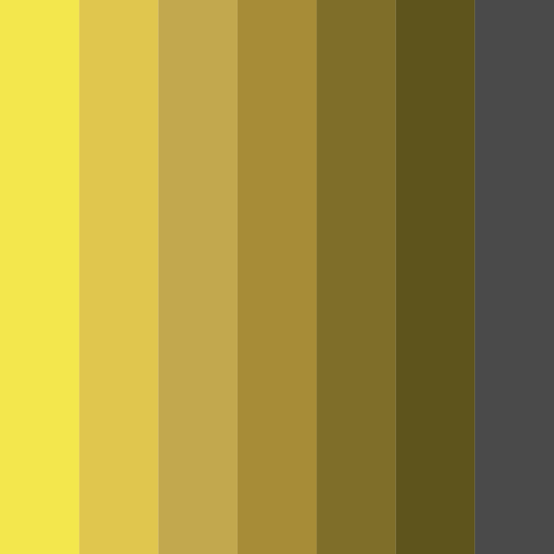 Download mustard and grey elegance color palette PNG image (square)