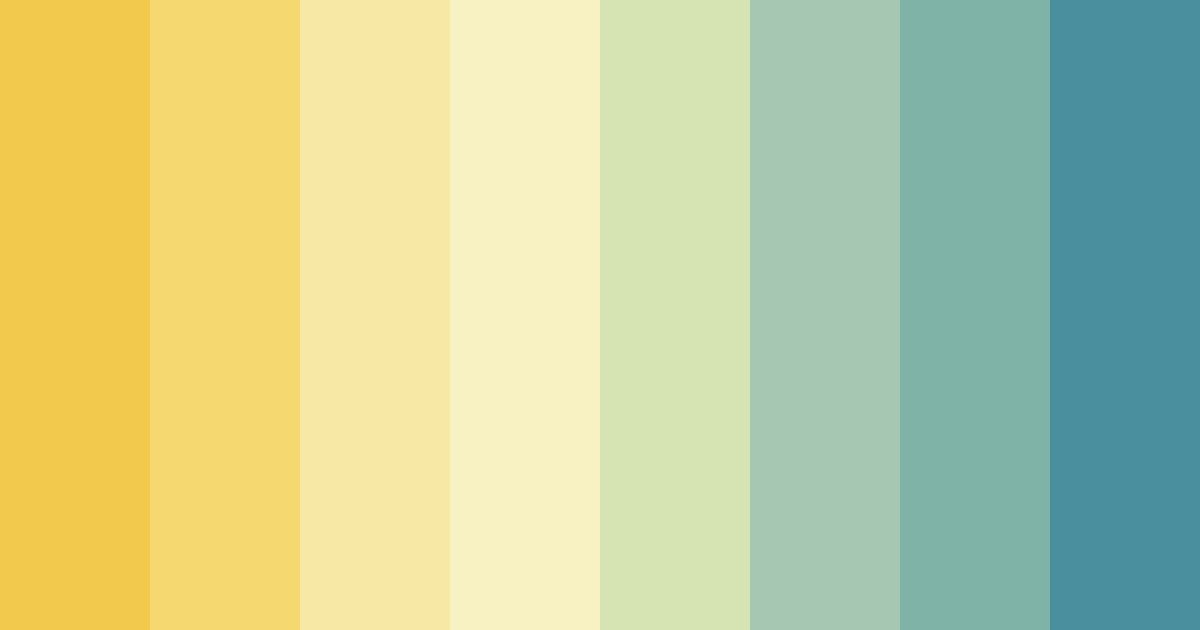 Download golden meadow serenity color palette PNG image (landscape)