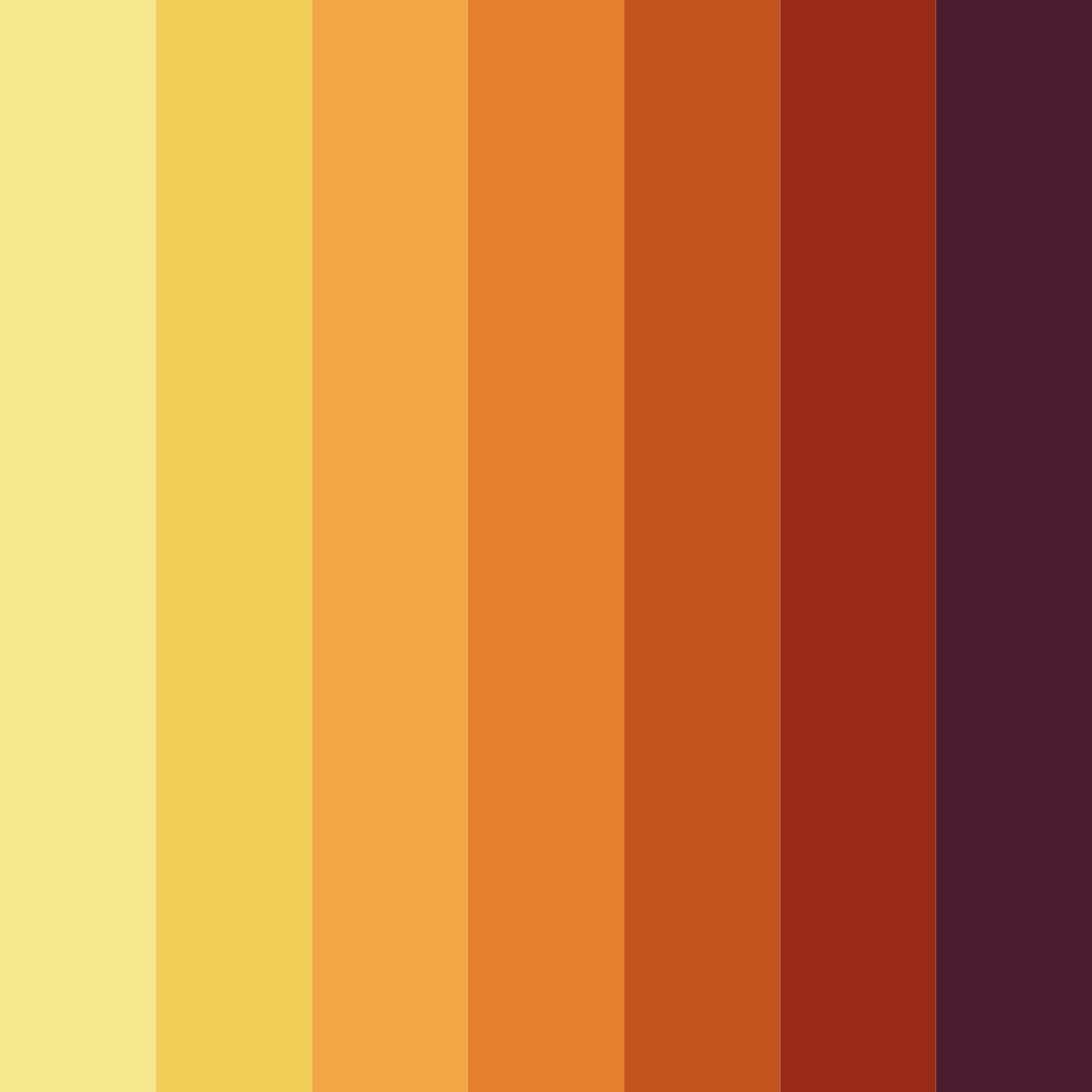 Download dark blue yellow contrast color palette PNG image (square)