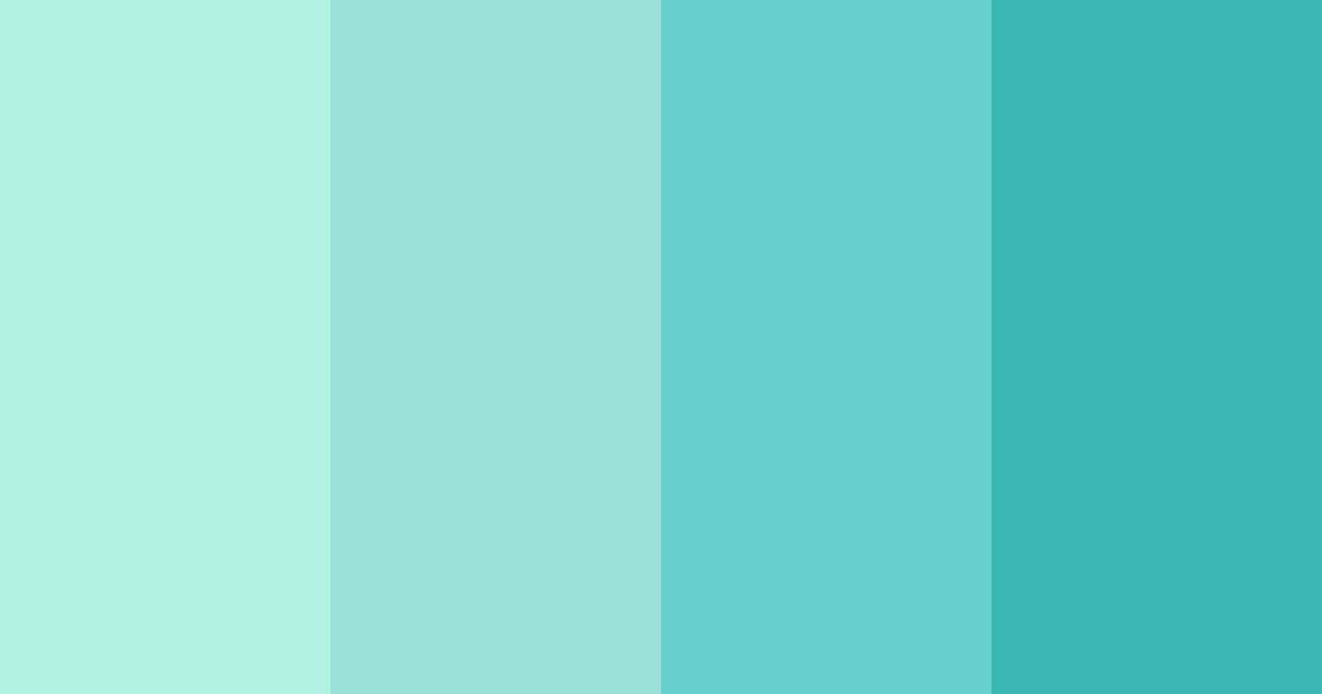 Download minted dreams color palette PNG image (landscape)