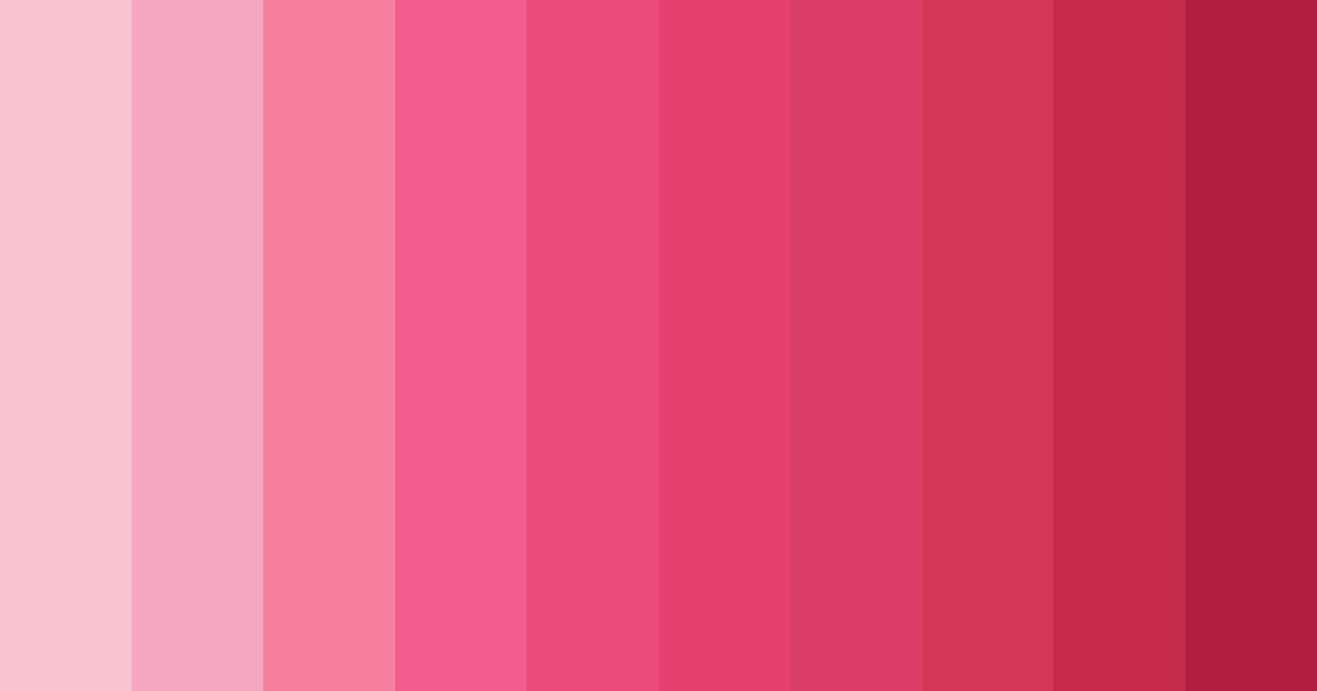 Download blushing blossoms color palette PNG image (landscape)