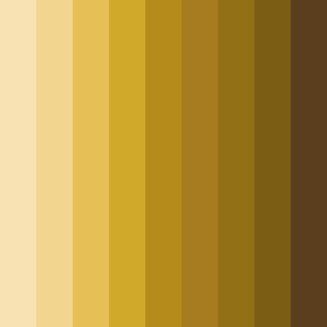 Download golden kyoto euphoria color palette PNG image (square)