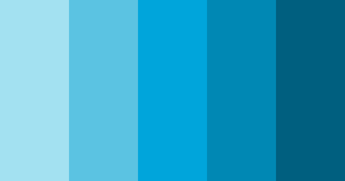 Download oceanic serenity color palette PNG image (landscape)