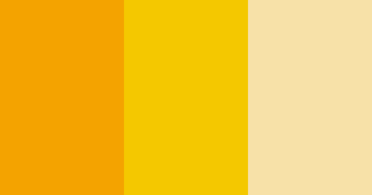 Download orange sunshine color palette PNG image (landscape)