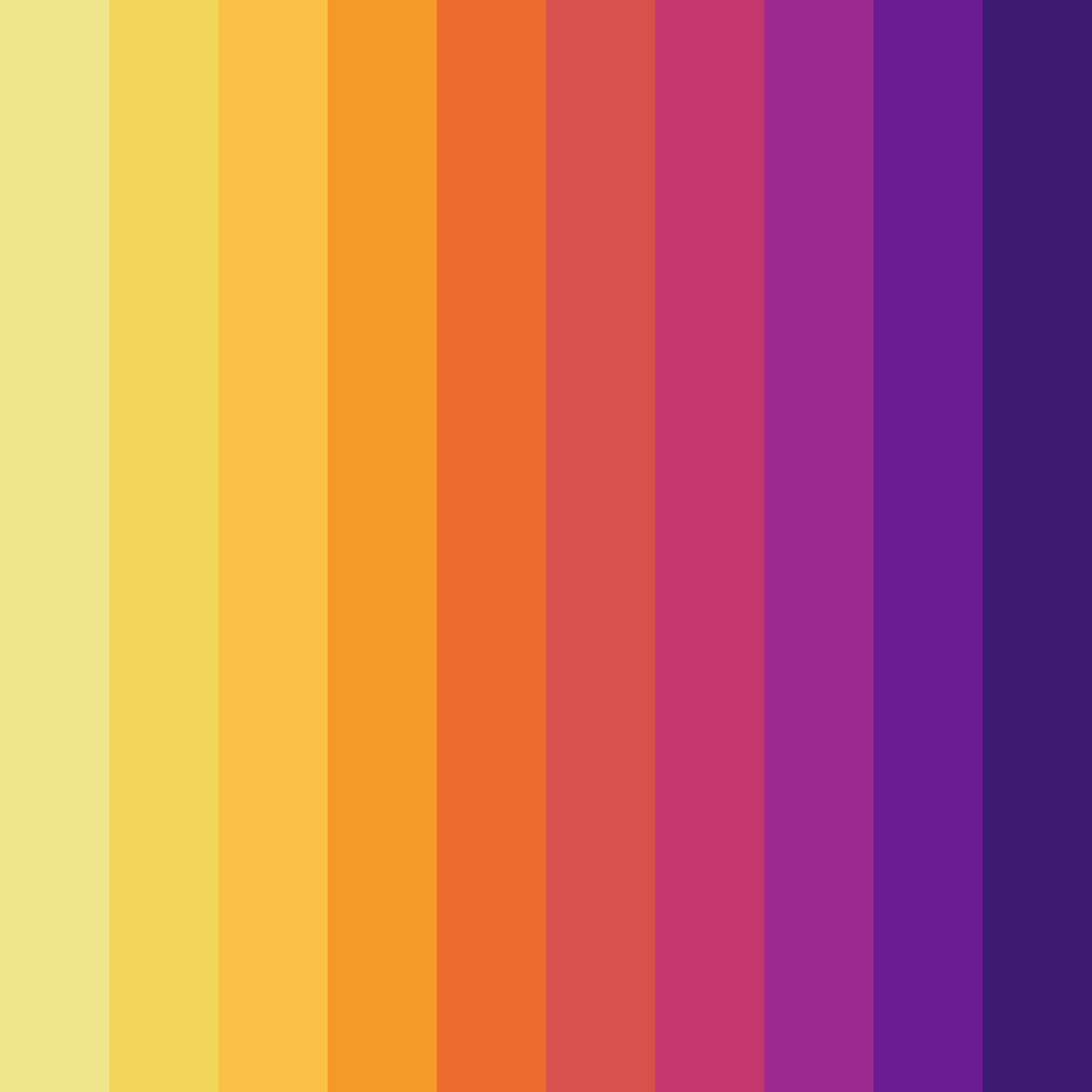 Download carnival nights color palette PNG image (square)