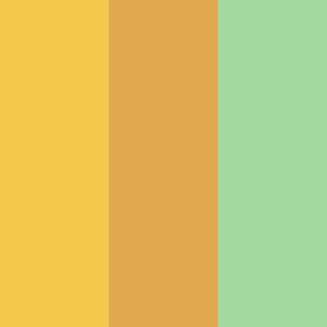 Download warm yellow green color palette PNG image (square)