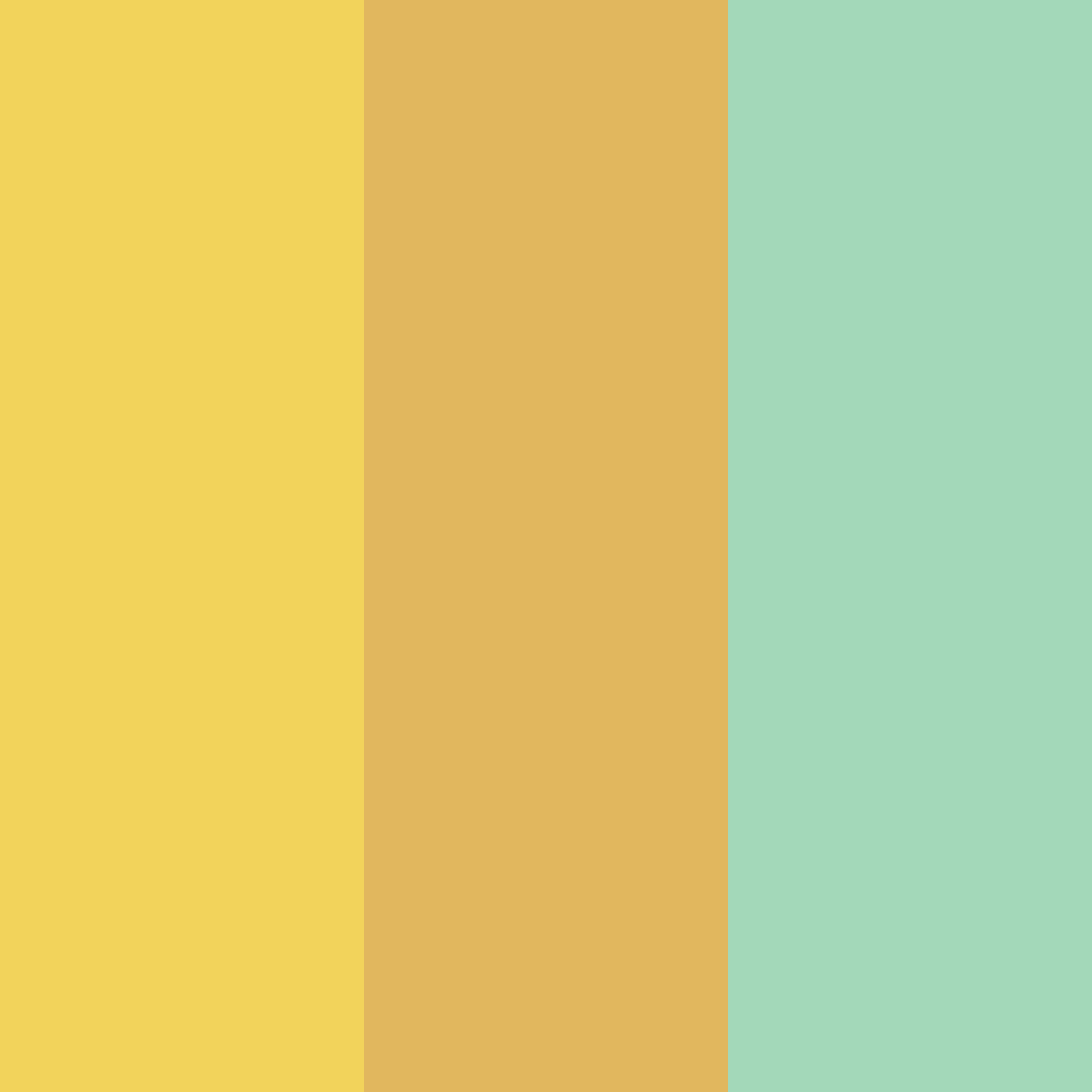 Download warm honey green color palette PNG image (square)