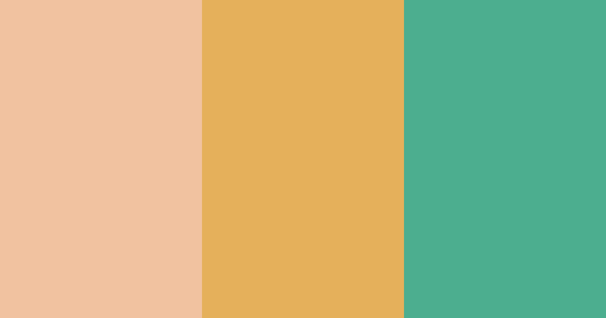 Download honeyed mint sunrise color palette PNG image (landscape)
