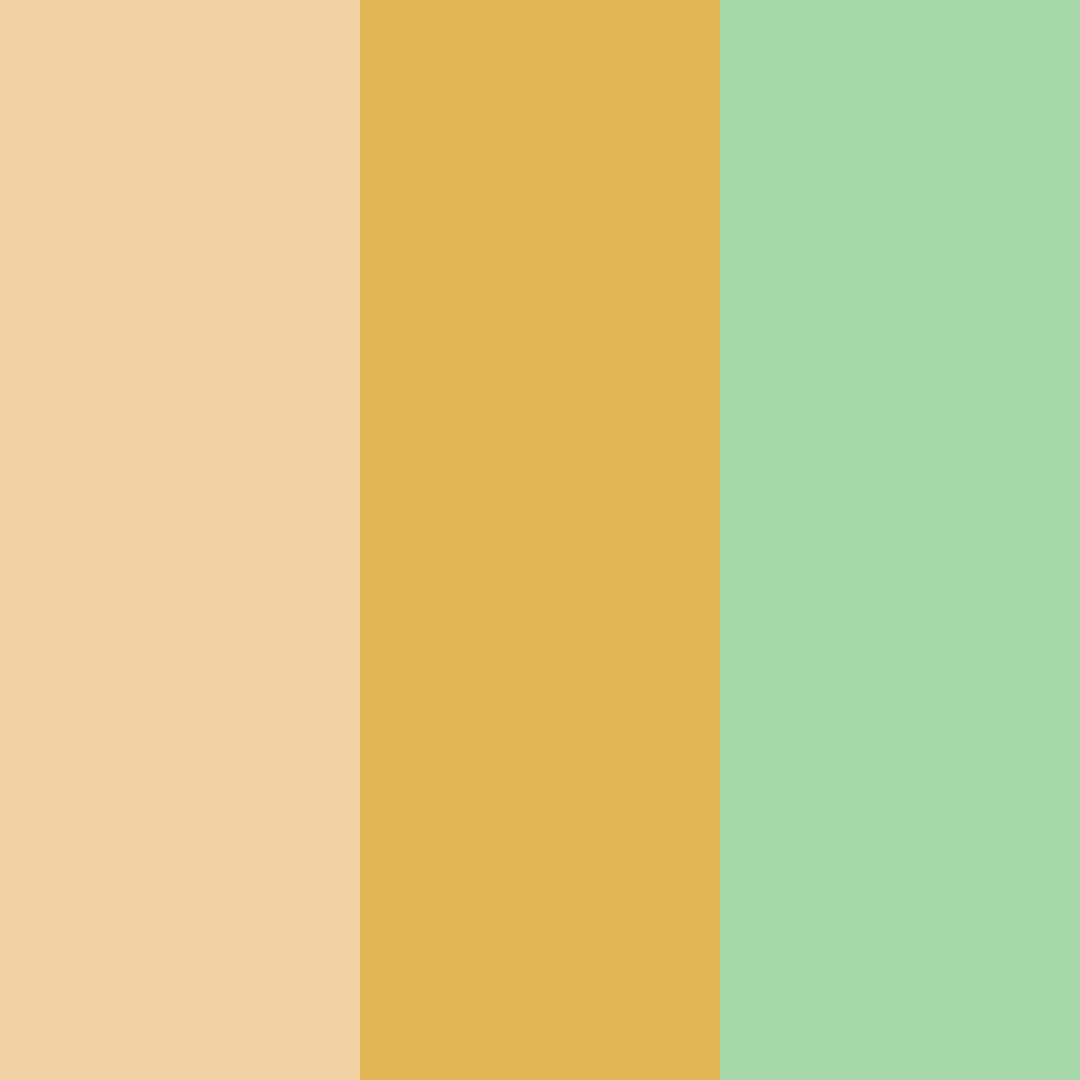 Download honeyed oasis color palette PNG image (square)