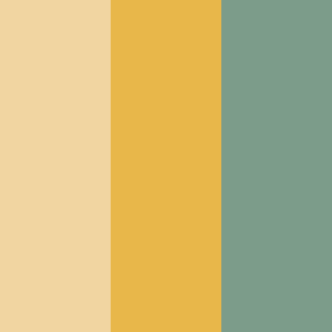 Download warm honey green color palette PNG image (square)