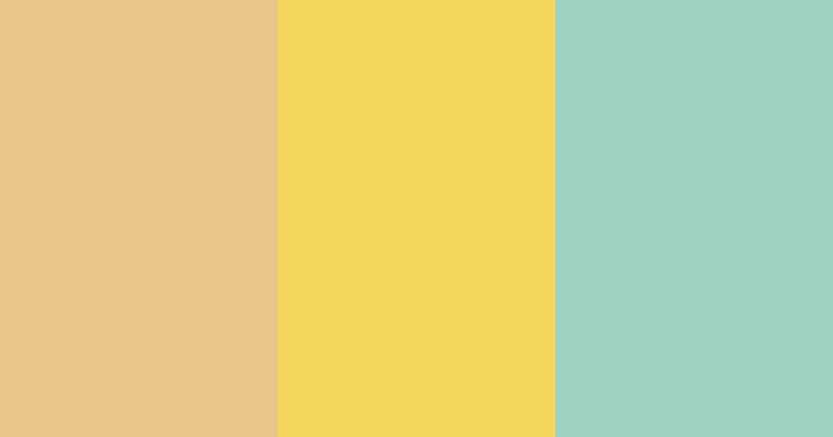 Download honeyed mint sunrise color palette PNG image (landscape)