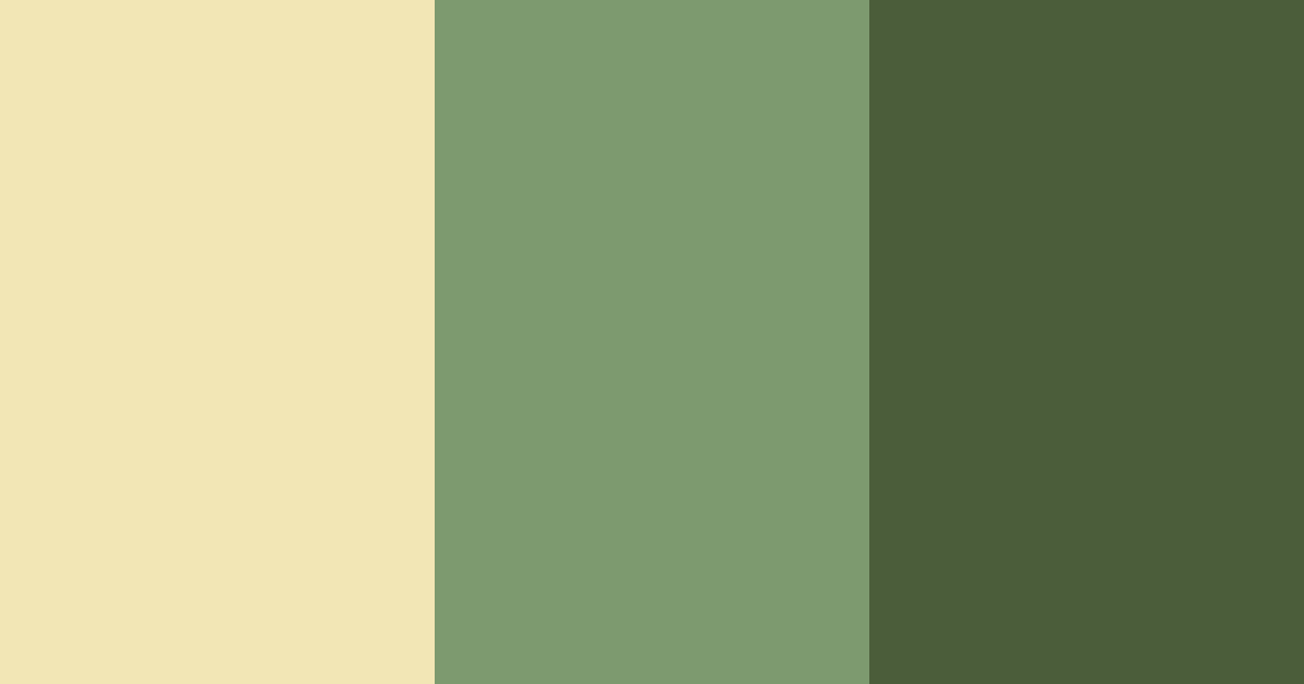 Download sunlit forest harmony color palette PNG image (landscape)