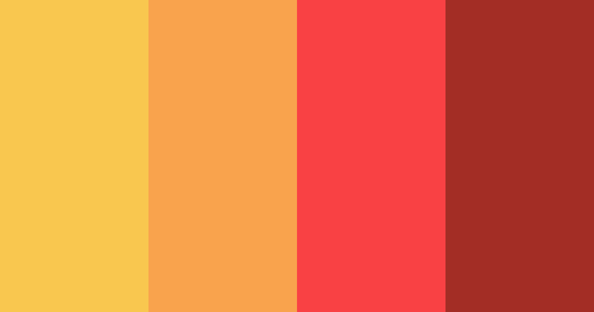 Download red gold green harmony color palette PNG image (landscape)