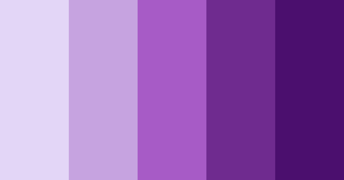 Download vibrant violet color palette PNG image (landscape)